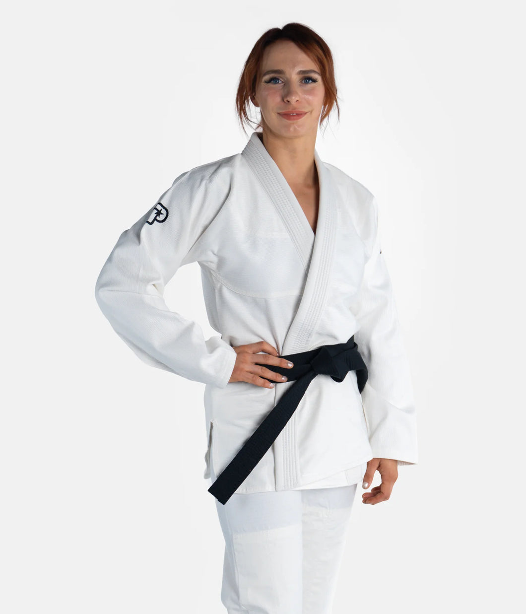 Kimono BJJ (GI) Progride a Academia das Mulheres - Crinheira Branca incluída