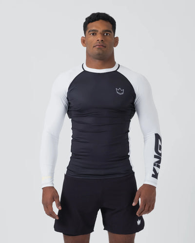 Rashguard Kingz Ranked Performance V2 Long Sleeve - Branco