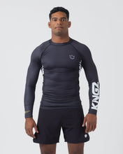 Charger l&#39;image dans la galerie, Rashguard Kingz Ranked Performance V2 Long Sleeve - Noir
