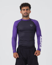 Load image into Gallery viewer, Rashguard Kingz Ranked Performance V2 Long Sleeve - Purple
