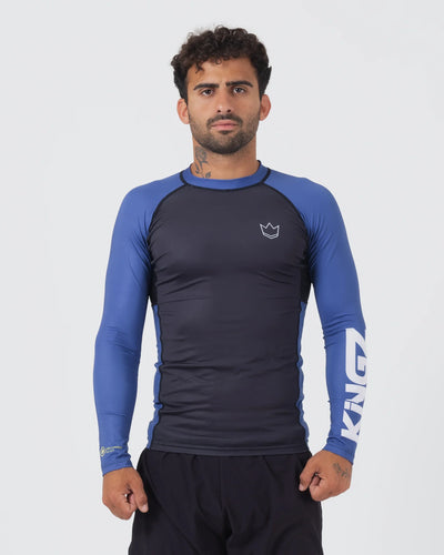 Rashguard Kingz Ranked Performance V2 Long Sleeve - Azul