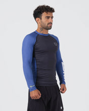 Load image into Gallery viewer, Rashguard Kingz Ranked Performance V2 Long Sleeve - Blue
