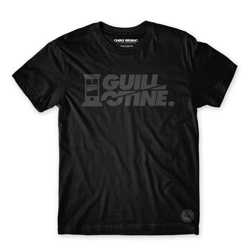 Guillotine-schwarzes T-Shirt