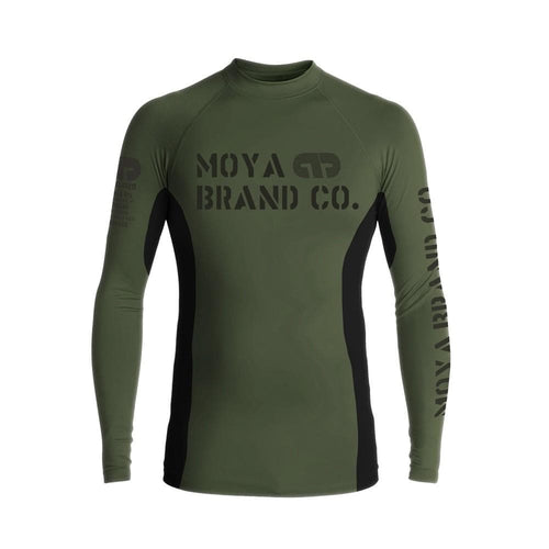 Rashguard Moya Brand Defend Army Green