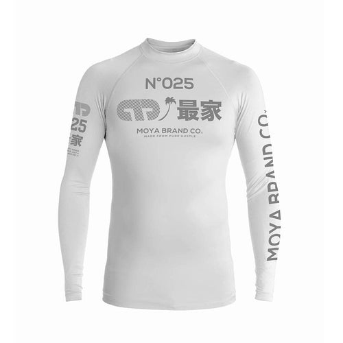 Rashguard Moya Brand Aventador Manga Larga IV - Blanco