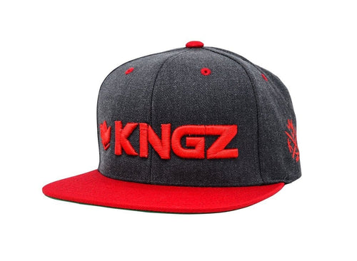 Kingz Snapback-red logo