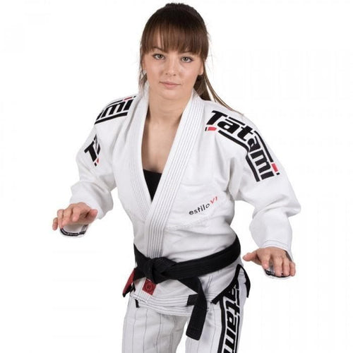 Kimono BJJ (GI) Tatami Ladies Style 6.0- Black and White