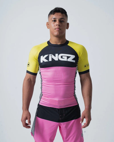 RashGuard Kingz Retro Manga curta