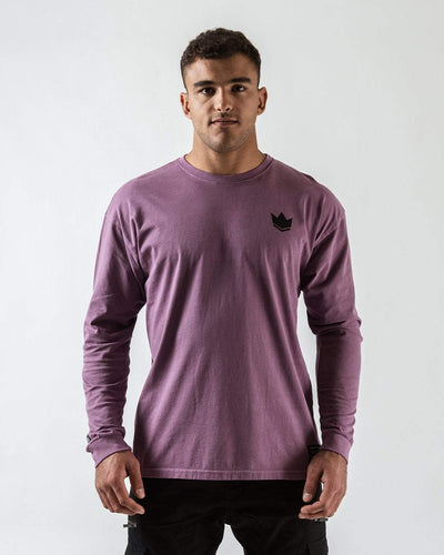 Kingz Jiu Jitsu Squad L/S-Magenta T-shirt