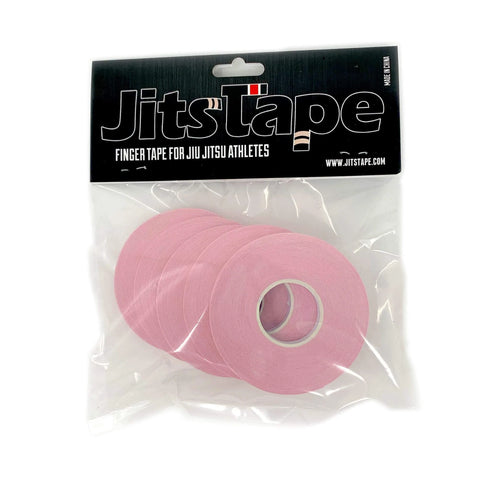 Jitstape finger tape - 5 rolls of 6.35 mm x 13.72 meters - pink